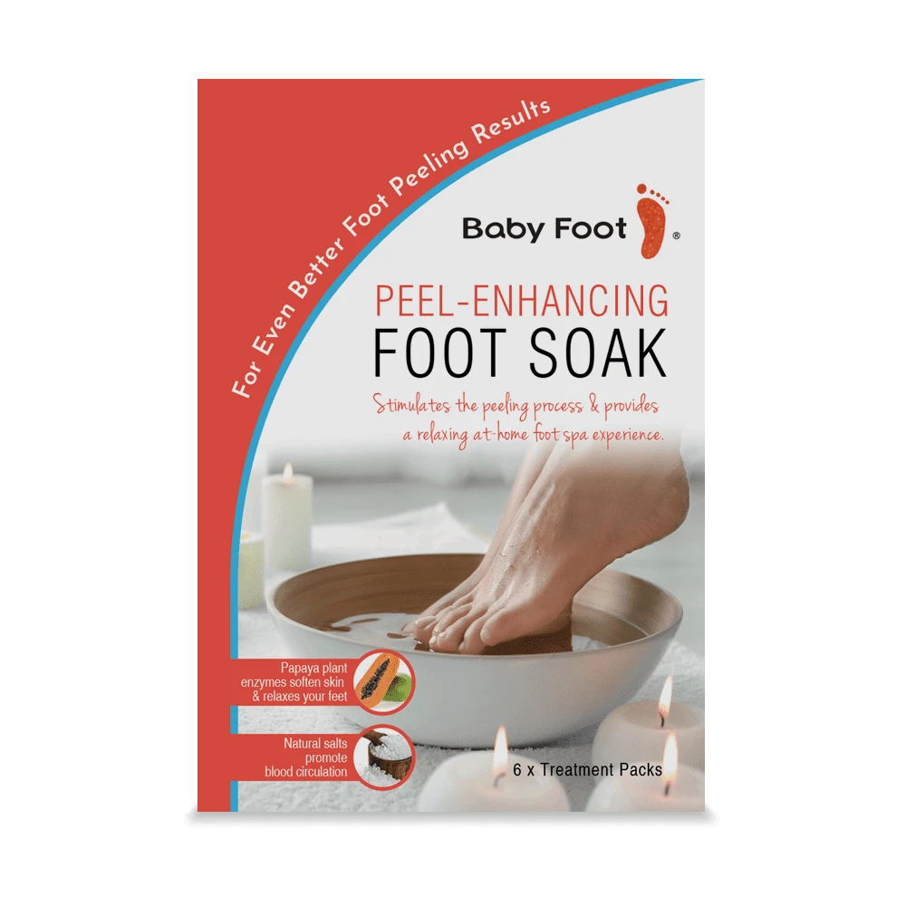 Baby Foot Peel Enhancing Foot Soak (6 pack)